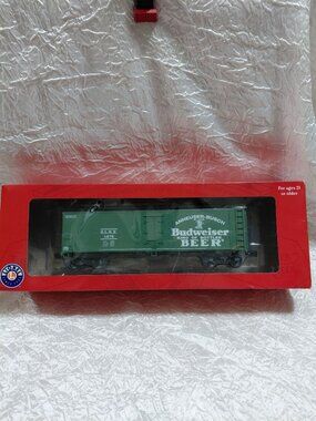 Budweiser Beer Woodside Reefer #1876 Lionel METCA Limited Edition Model Train